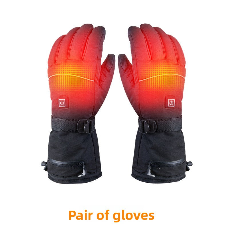 Guantes calefactables con interior de forro polar