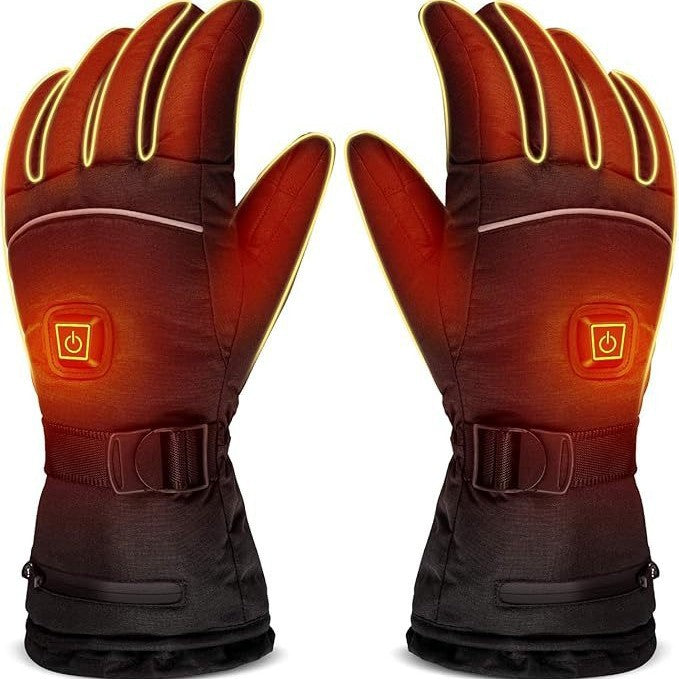 Guantes calefactables con interior de forro polar