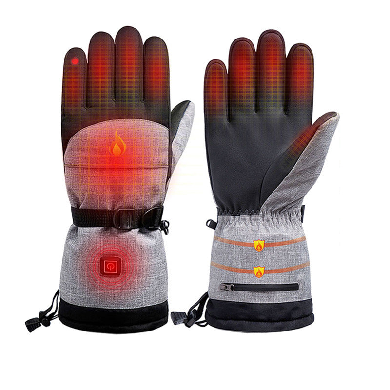 Guantes calefactables con interior de forro polar