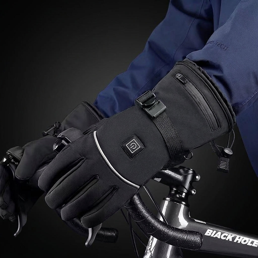 Guantes calefactables con interior de forro polar